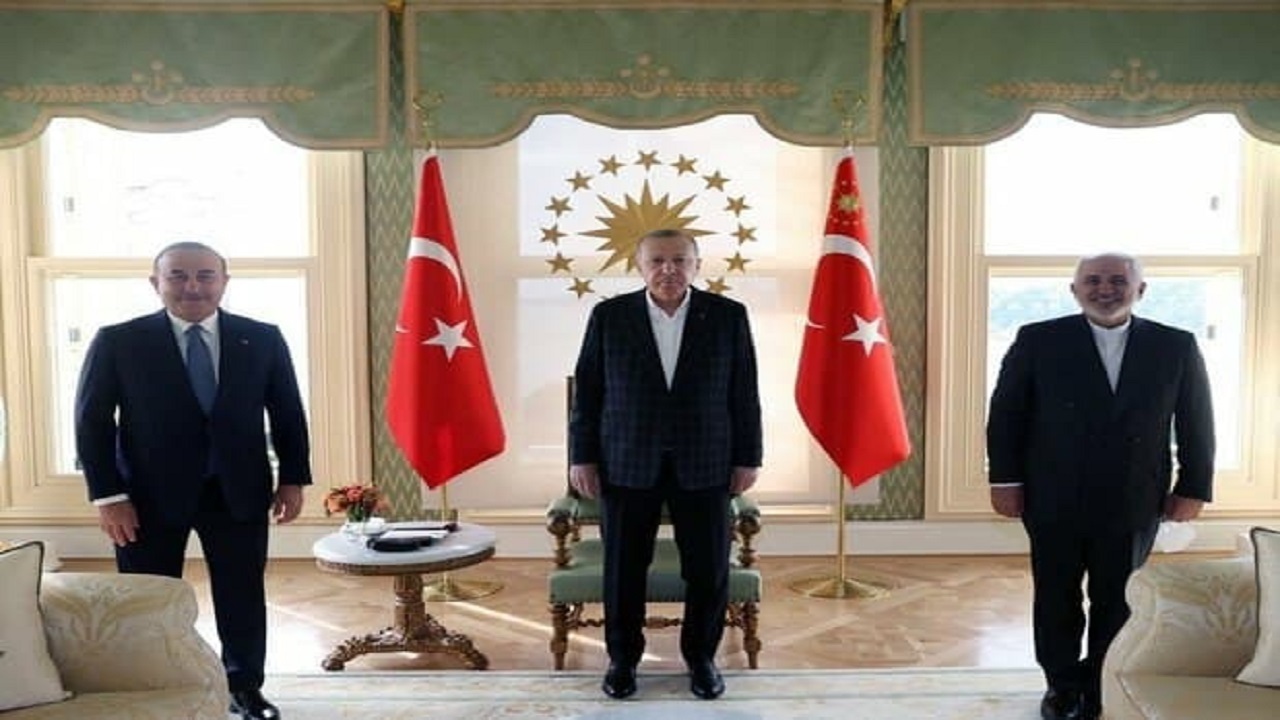 ظریف با اردوغان دیدار و گفت‌وگو کرد / رایزنی طرفین درباره طرح ۳ + ۳ در قفقاز