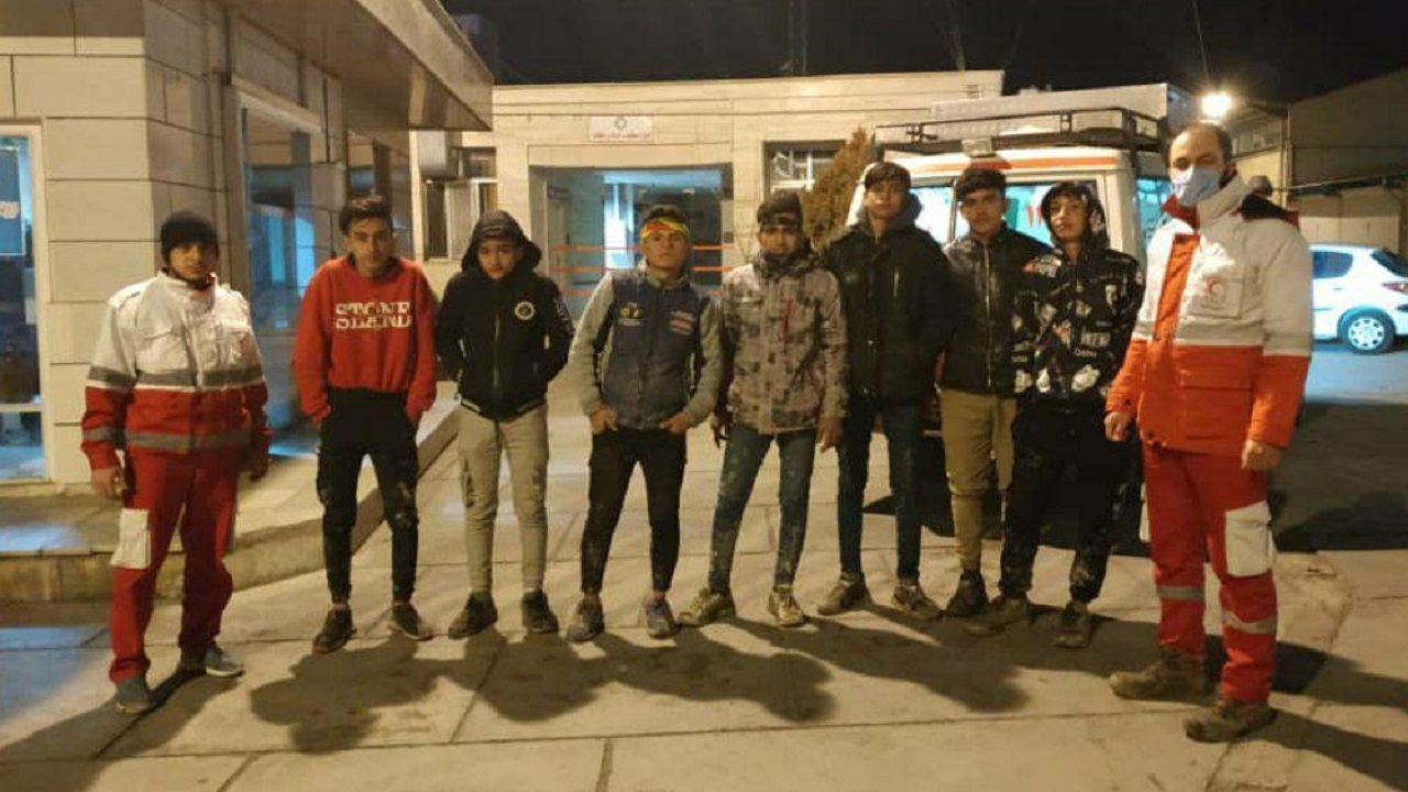 نجات ۷ نوجوان مفقودشده در بهرام آباد