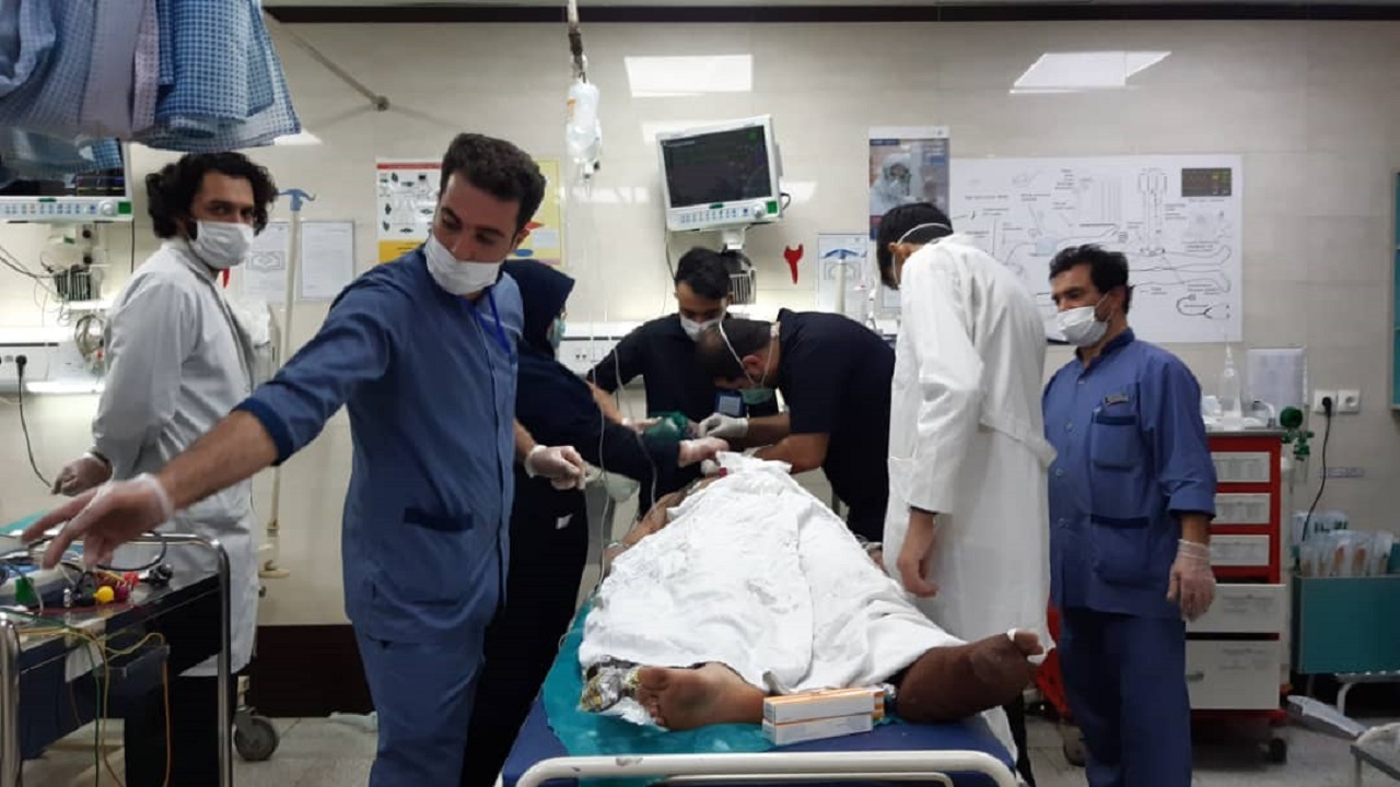 مصدومیت یک نفر بر اثر سوختگی ناشی از استنشاق بنزین و گاز در استان قزوین