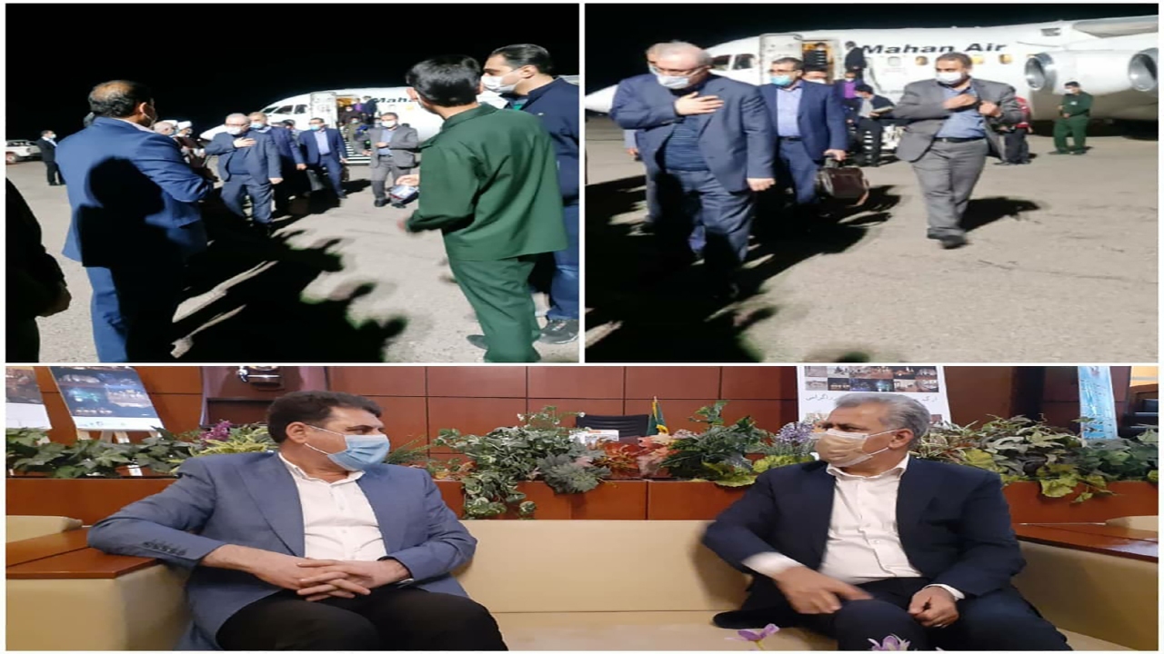 وزیر بهداشت وارد بم شد