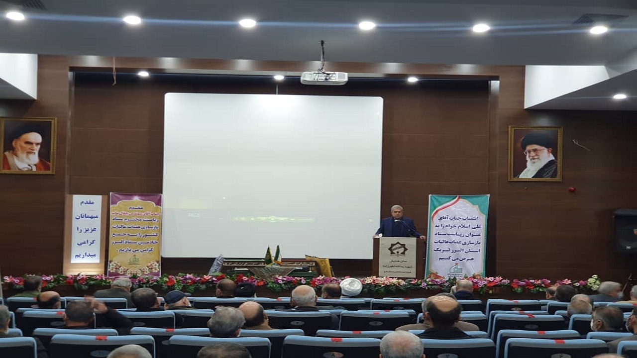 تودیع رئیس ستاد بازسازی عتبات عالیات البرز