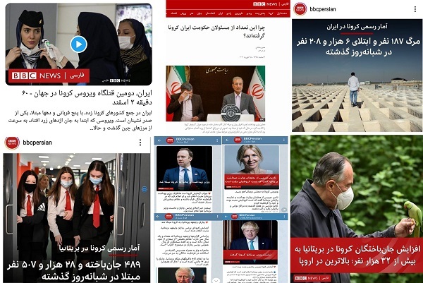 سکوت کرکننده رسانه&zwnj;های فارسی&zwnj;زبان در برابر کرونای انگلیسی