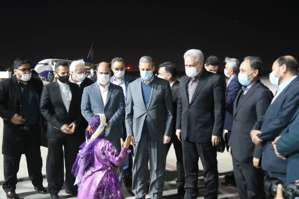 وزیر میراث&zwnj;فرهنگی، گردشگری و صنایع&zwnj;دستی وارد بوشهر شد