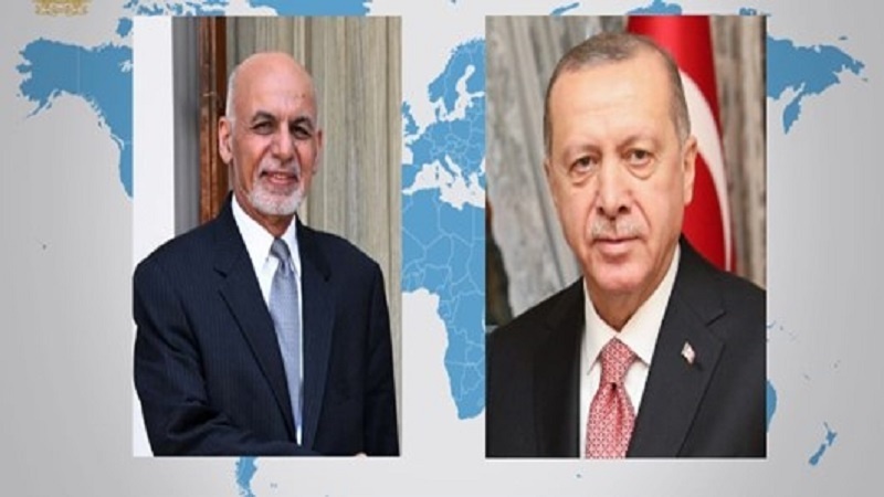 گفتگوی تلفنی اشرف غنی و اردوغان درباره روند صلح افغانستان