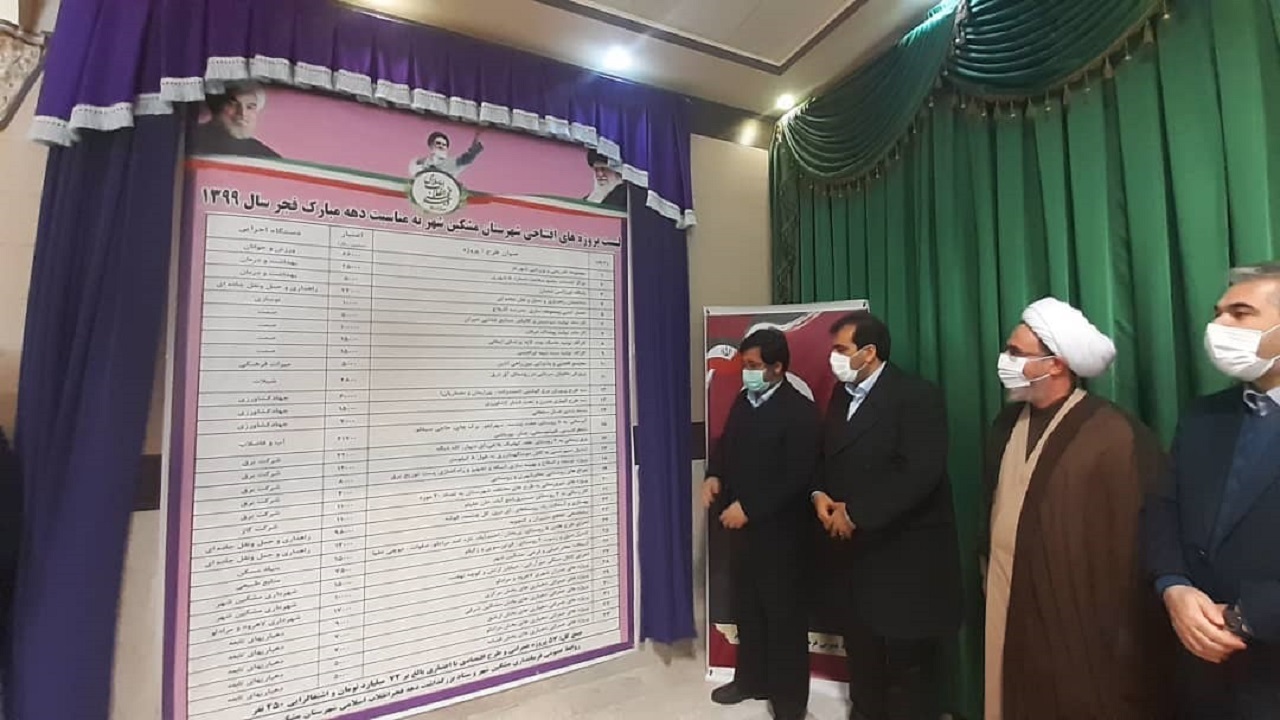 ۵۷ پروژه اقتصادی و عمرانی در مشگین شهر به بهره برداری رسید