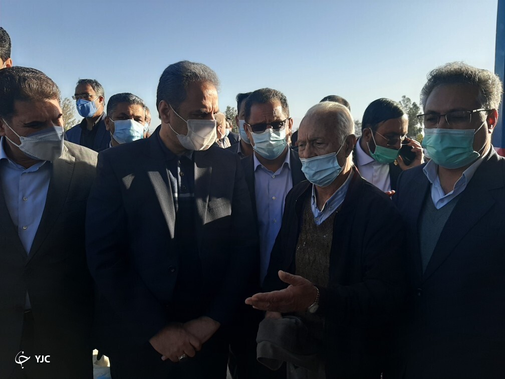 افتتاح طرح آبیاری تحت فشار در جیرفت
