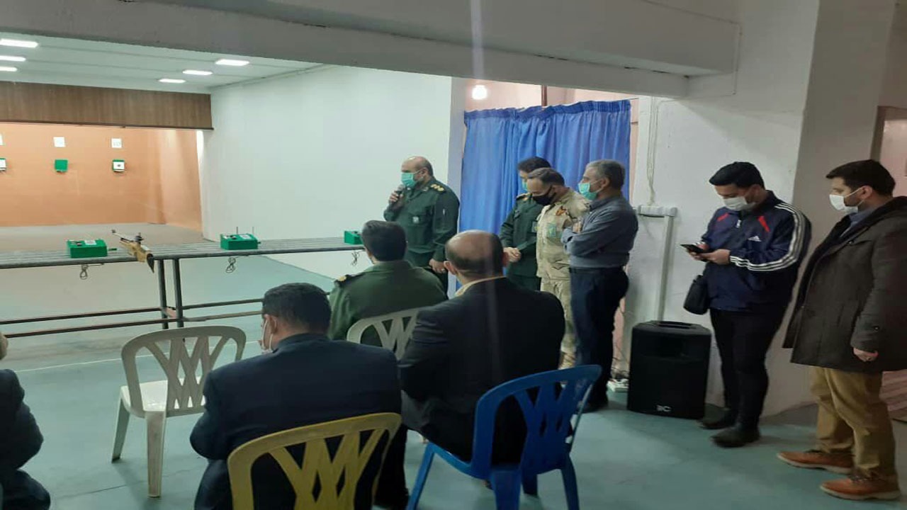 سالن تیراندازی ۹ دی بسیج قائمشهر افتتاح شد