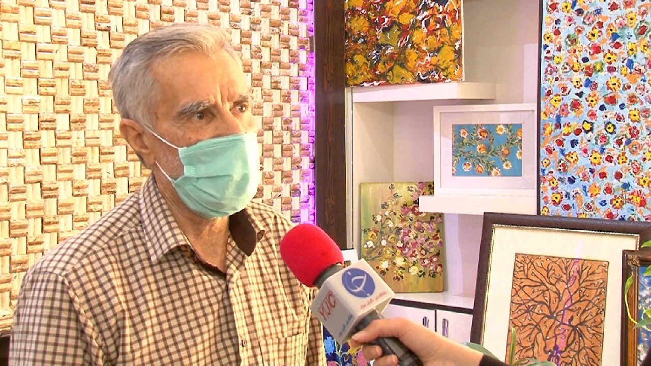 نقاش شدن در ۷۰ سالگی