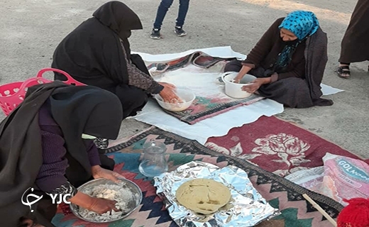 برگزاری مسابقات هفت سنگ و کماچ پزی در اسفندقه جیرفت