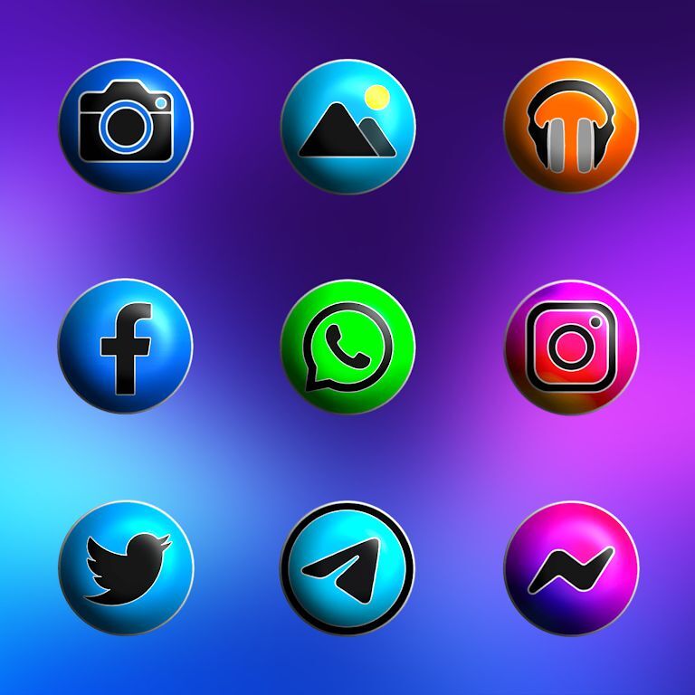 دانلود Dove Icon Pack 1.1-8 &ndash; آیکون پک سبک اندروید