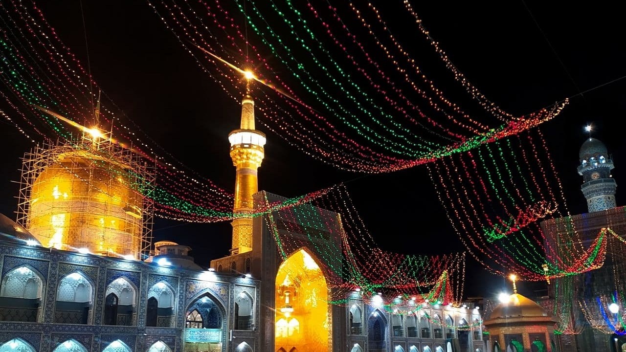 شمیم یاس در حرم شاه خراسان پیچید+فیلم