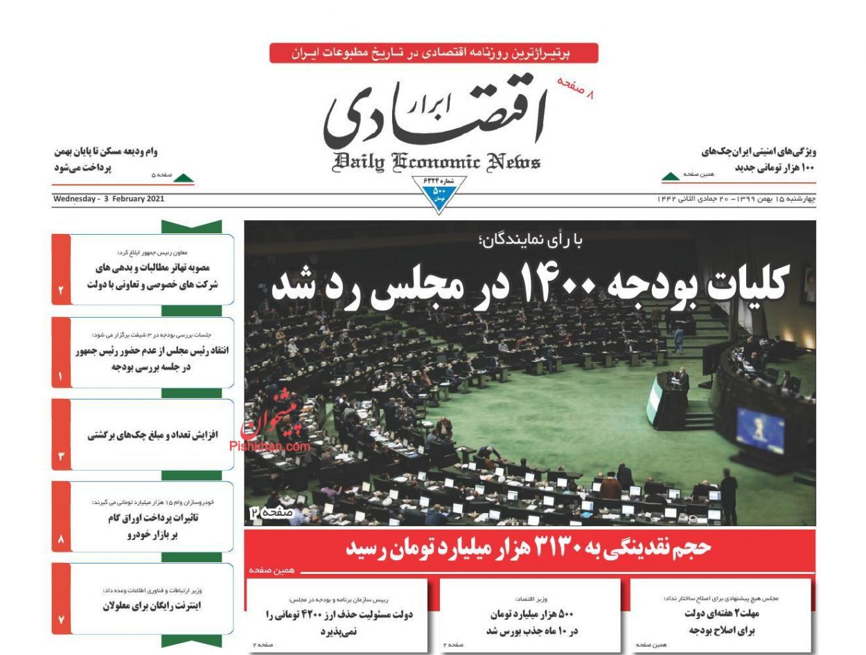 تاثیر ریزش دلار بر بازار/ کلاف پیچیده بودجه ۱۴۰۰/ وام بی اثری به نام ودیعه مسکن