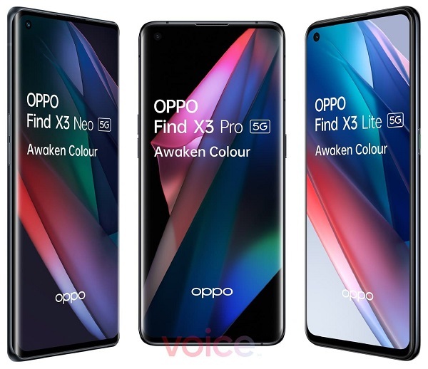 تصاویر جاسوسی سری Oppo Find X3 منتشر شد