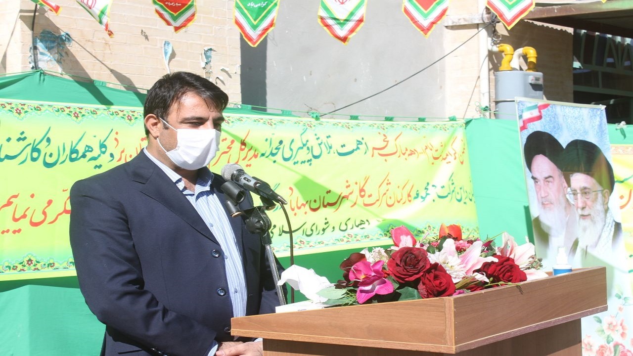 گاز به خانه‌های روستایی دهستان جلگه رسید