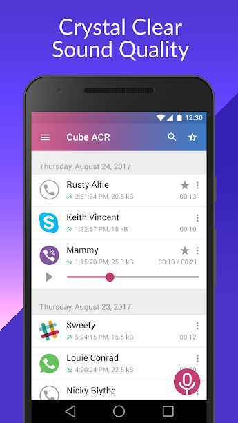 دانلود Automatic Call Recorder Pro 5.28 ؛ برنامه ضبط مکالمه اتوماتیک اندروید