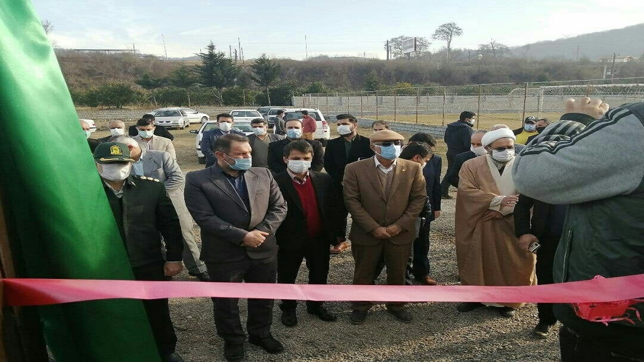 بهره برداری از زمین چمن مصنوعی شهدای سوادکوه شمالی