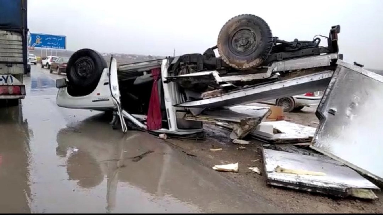 تصادفات در روز بارانی البرز ۱۸ مصدوم برجای گذاشت