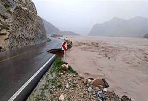 مشق وقوع بلایای طبیعی در دفتر سیل زده لرستان