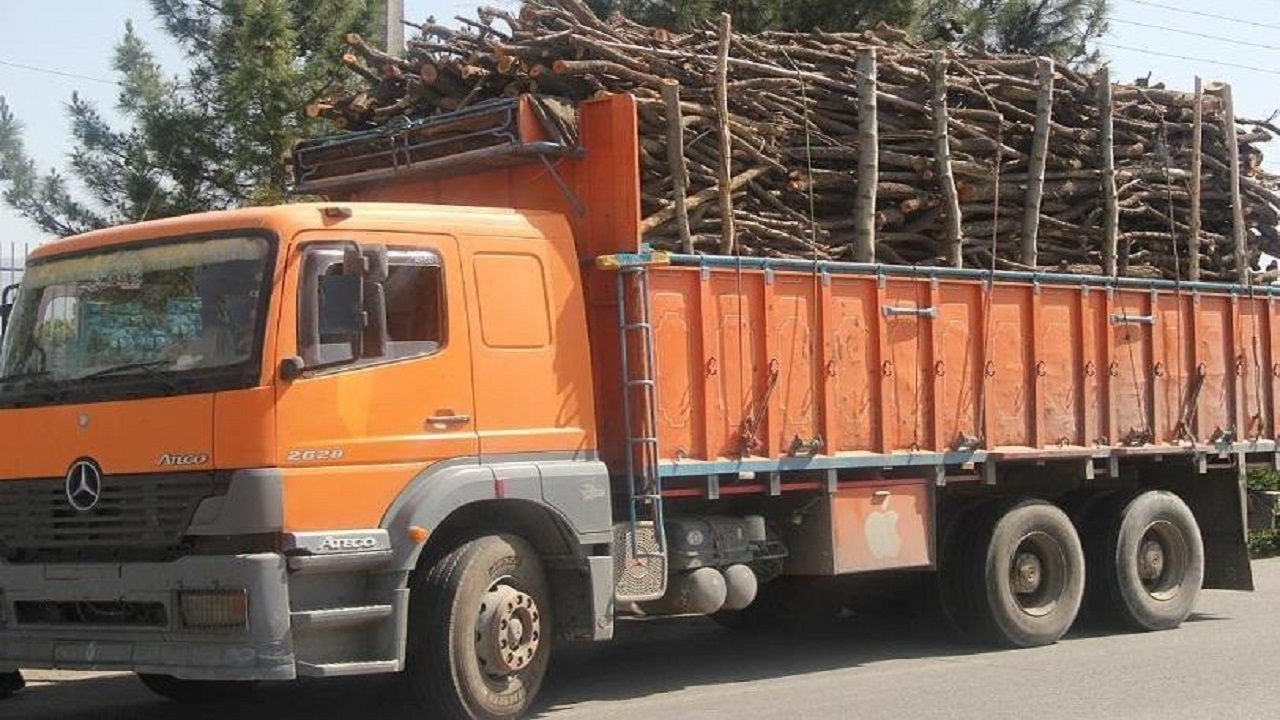 کشف بیش از ۱۸ تن چوب قاچاق در سیاهکل
