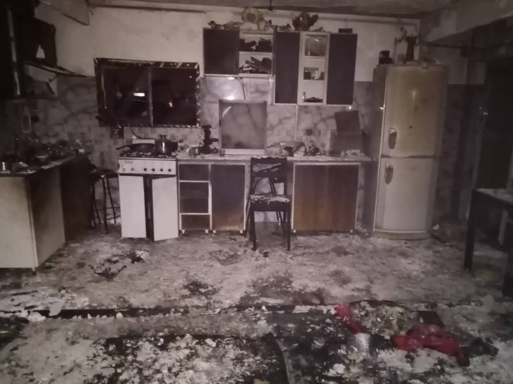 انفجار هولناک سیلندر گاز در ساری