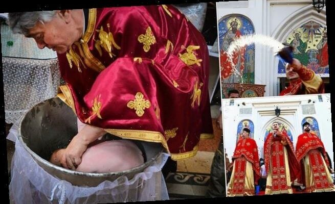 مراسم غسل تعمید غسل تعمید قاتل جان کودک شش هفته ای شد
