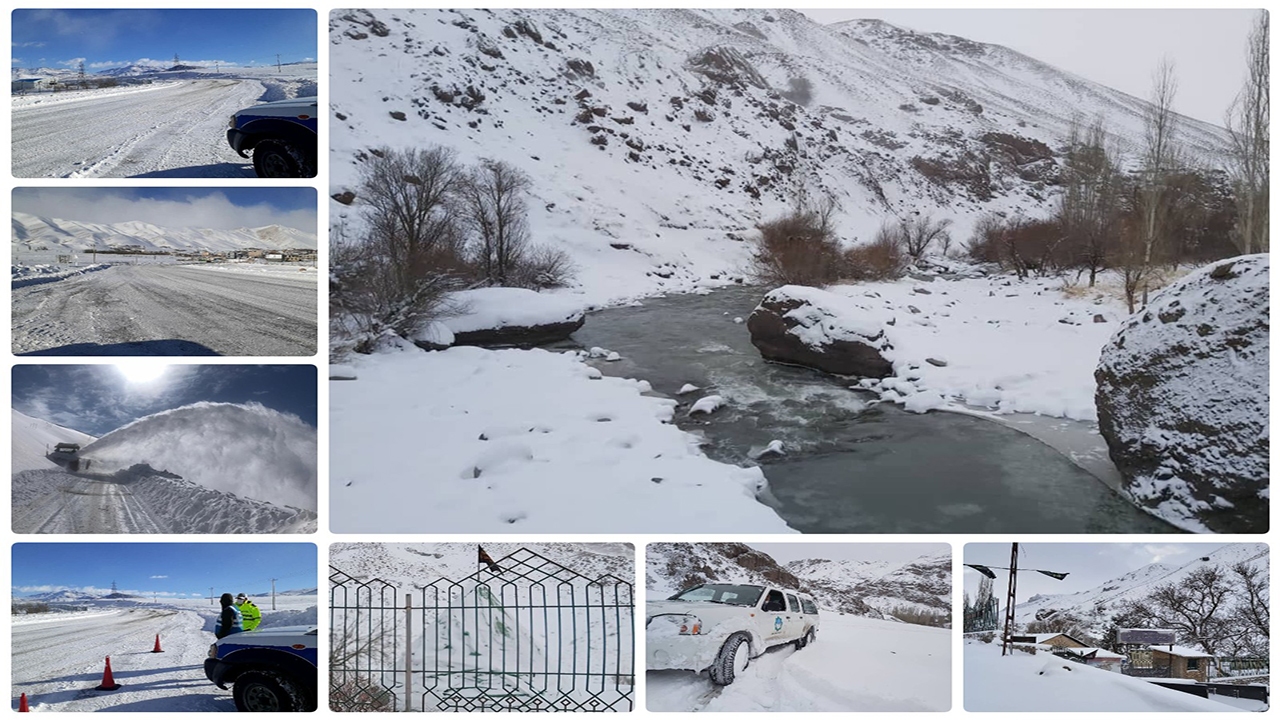 بارش برف و بوران در ۱۷ استان کشور+ فیلم و تصاویر