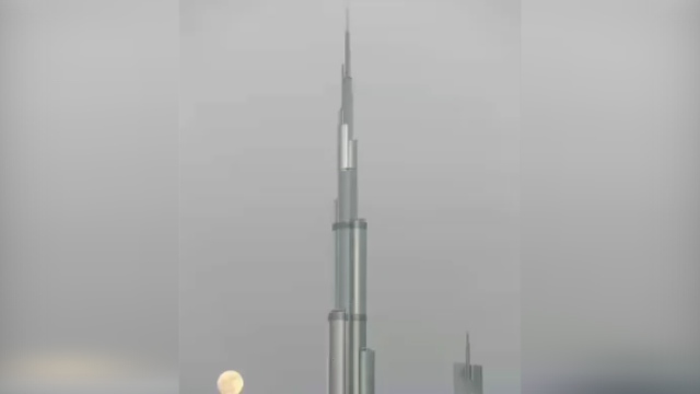 تایم لپس دیدنی از مرتفع ترین آسمان خراش جهان + فیلم