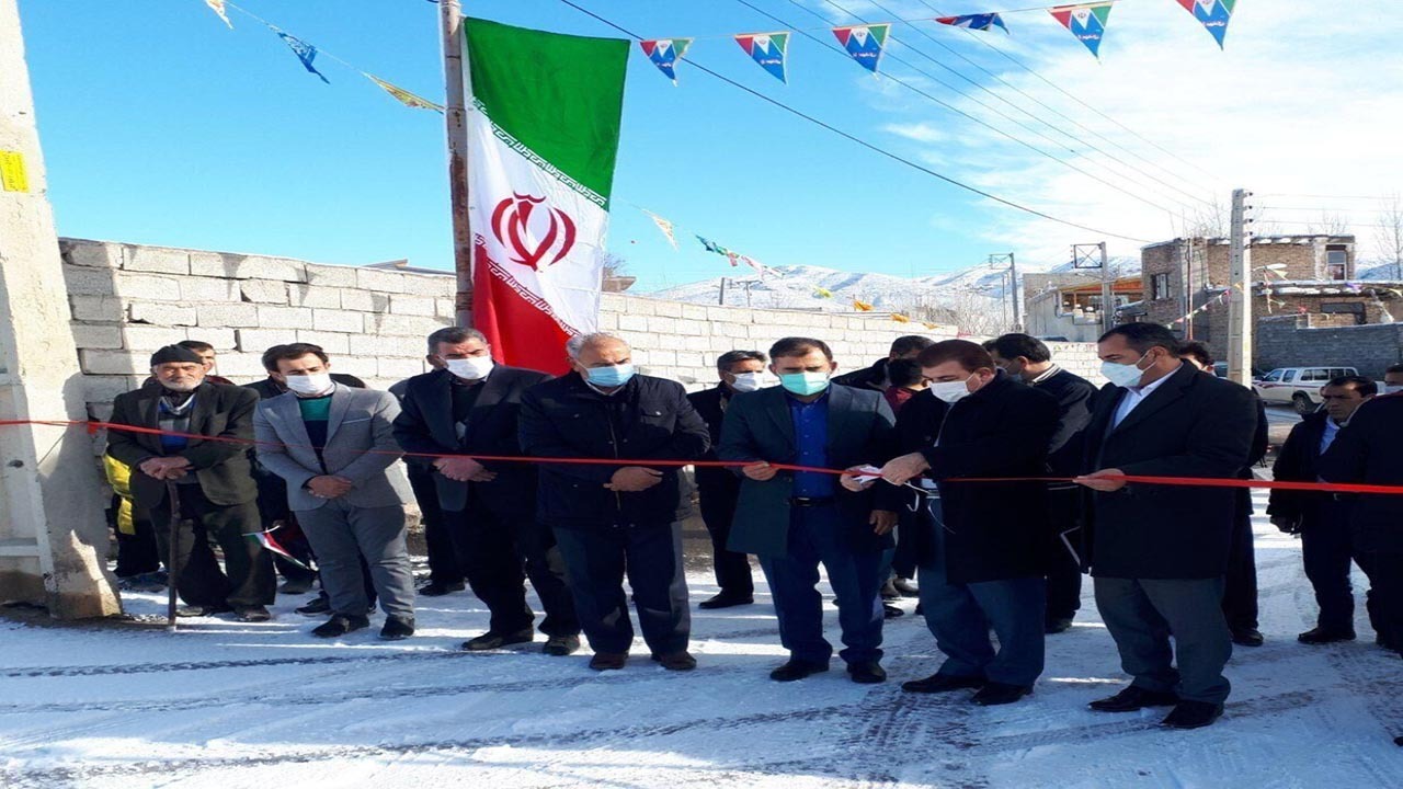 افتتاح سه طرح عمرانی در بستان آباد