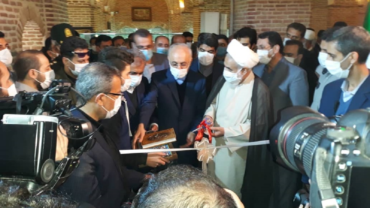 افتتاح نمایشگاه دائمی صنعت هسته‌ای قزوین