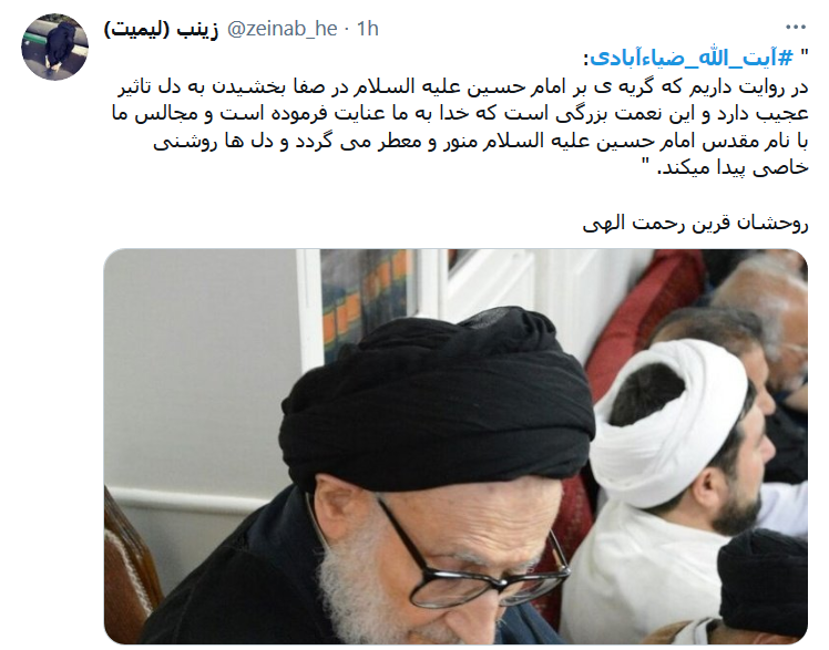 واکنش کاربران به خبر درگذشت آبت الله ضیاءآبادی
