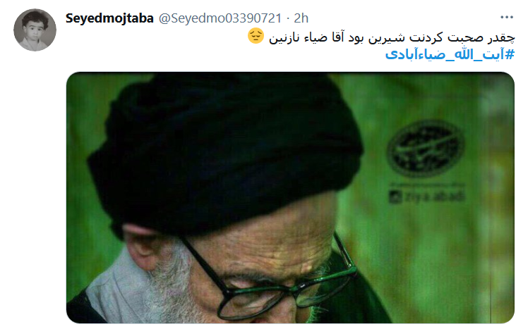 واکنش کاربران به خبر درگذشت آبت الله ضیاءآبادی