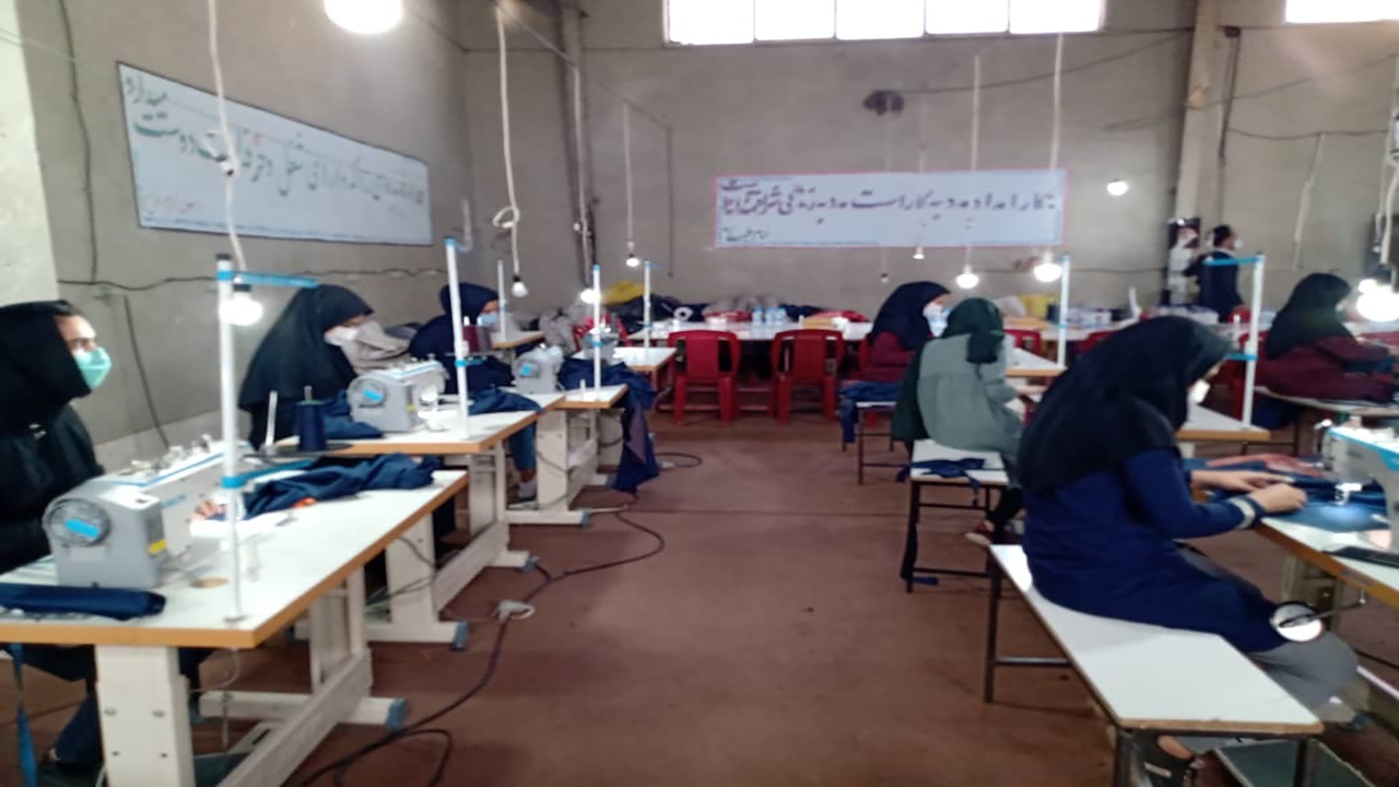 افتتاح کارگاه تولیدی پوشاک در سیرجان