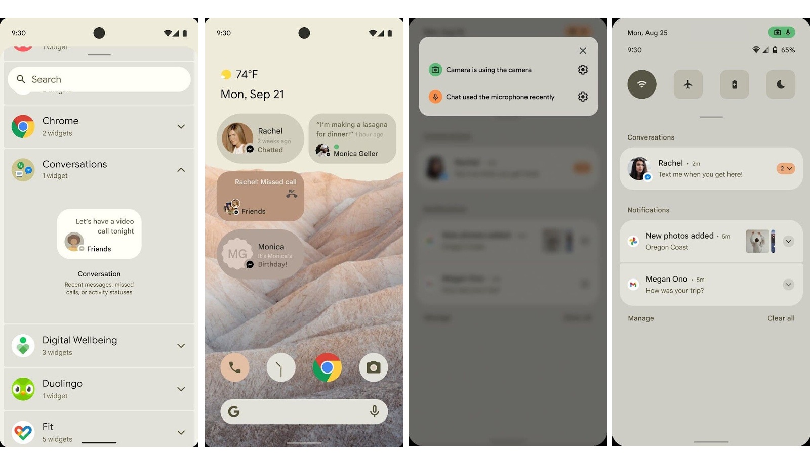 پیش نویسی از رابط کاربر جدید و ویژگی&zwnj;های حریم خصوصی Android ۱۲ فاش شد