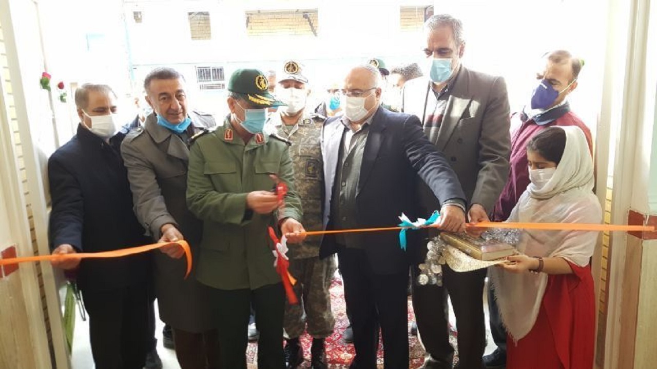 افتتاح مدرسه ۶ کلاسه شهید حاج قاسم سلیمانی تازه آباد مریوان