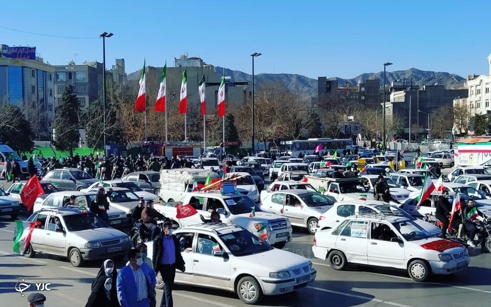 راهپیمایی موتوری و خودرویی خانوادگی در مشهد