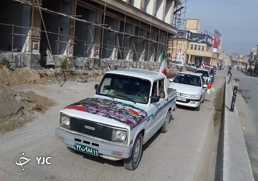 ۲۲ بهمن ۹۹ با رژه موتوری و خودرویی در خوزستان رقم خورد