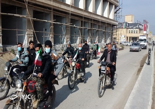 ۲۲ بهمن ۹۹ با رژه موتوری و خودرویی در خوزستان رقم خورد