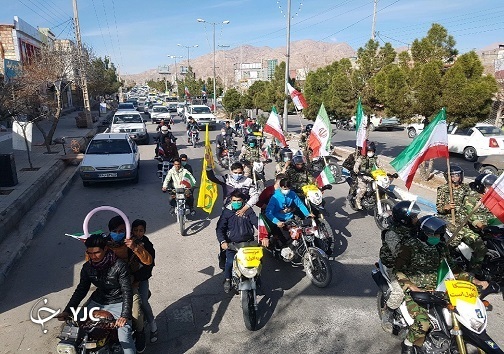 راهپیمایی نمادین موتوری و خودرویی خانوادگی در خراسان جنوبی