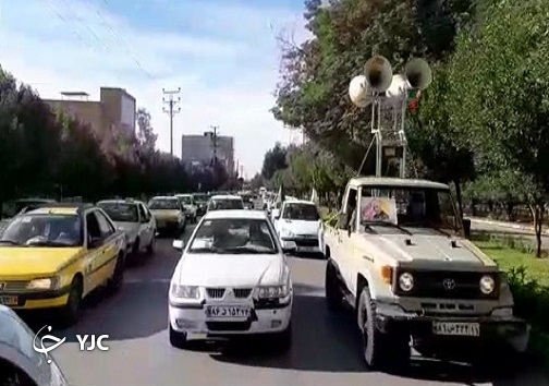 ۲۲ بهمن ۹۹ با رژه موتوری و خودرویی در خوزستان رقم خورد