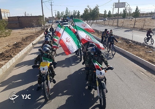 راهپیمایی نمادین موتوری و خودرویی خانوادگی در خراسان جنوبی