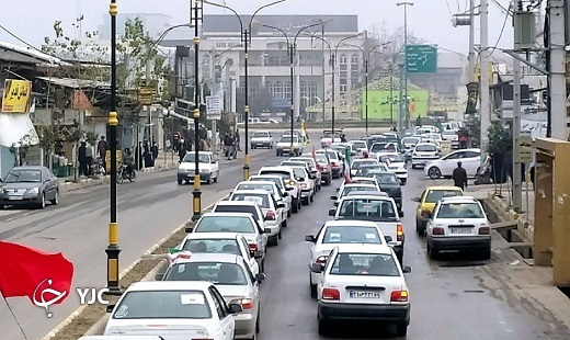 آغاز رژه خودرویی ۲۲ بهمن در ۲ شهرستان گلستان