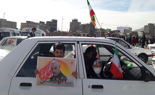 آغاز مراسم راهپیمایی ۲۲ بهمن دراستان کردستان