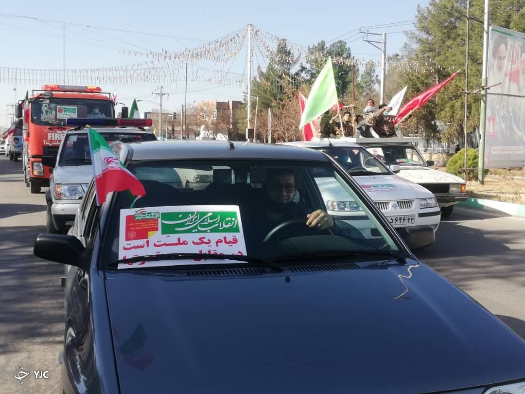 راهپیمایی نمادین خودرویی و موتوری در شهرستان&zwnj;های خراسان رضوی