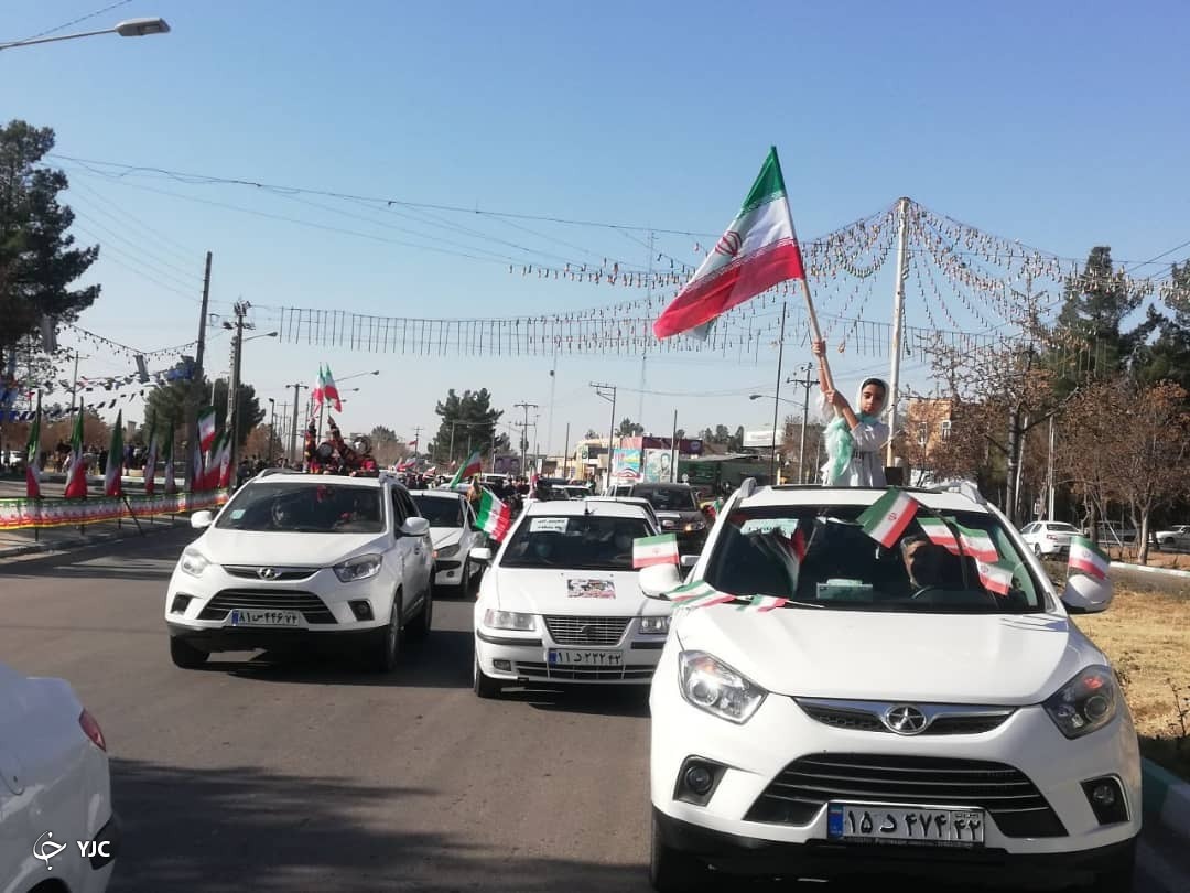 راهپیمایی نمادین خودرویی و موتوری در شهرستان&zwnj;های خراسان رضوی
