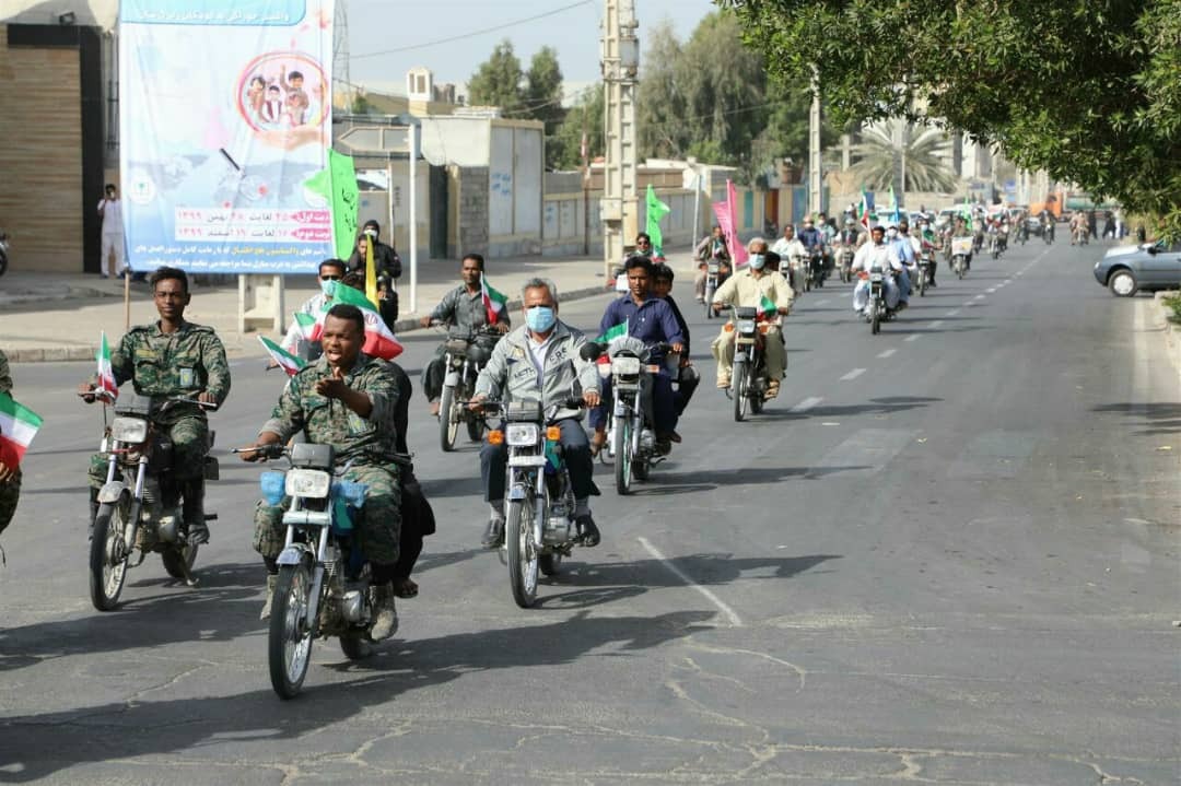 راهپیمایی خودرویی ۲۲ بهمن در پایتخت وحدت ایران