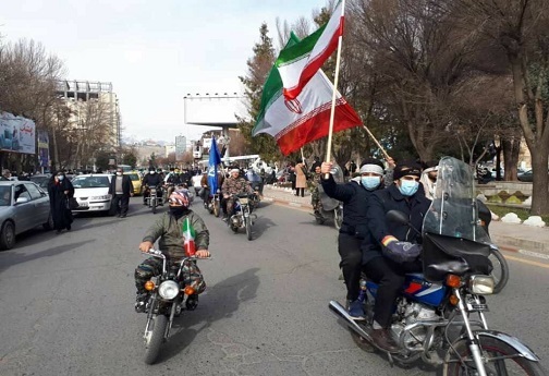 راهپیمایی خودرویی و موتوری ۲۲ بهمن ماه در لرستان