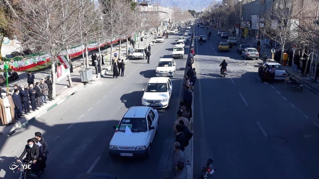 راهپیمایی نمادین خودرویی و موتوری در شهرستان&zwnj;های خراسان رضوی