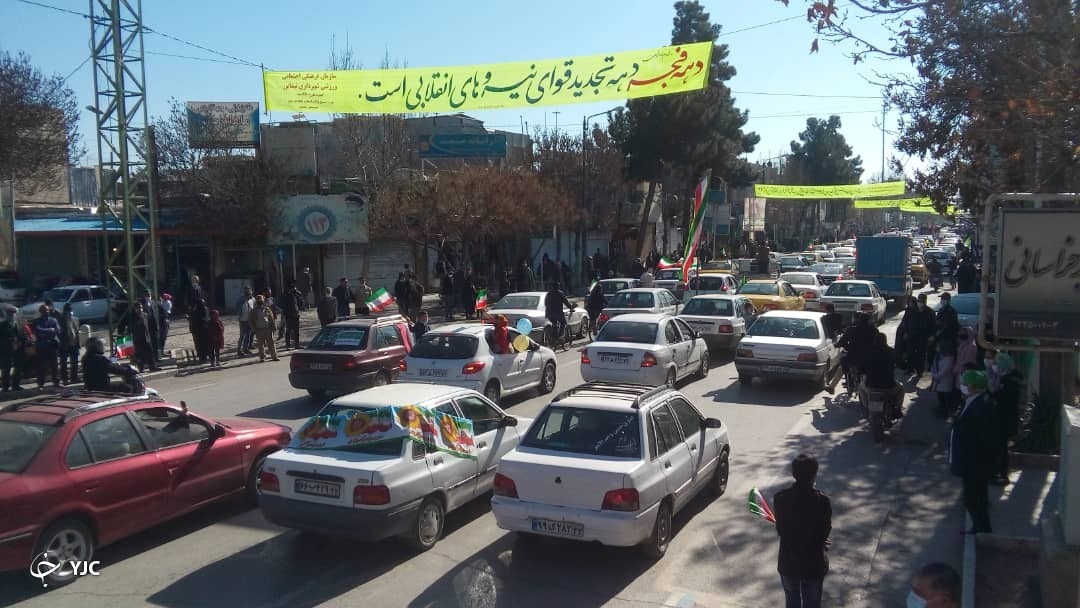راهپیمایی نمادین خودرویی و موتوری در شهرستان&zwnj;های خراسان رضوی