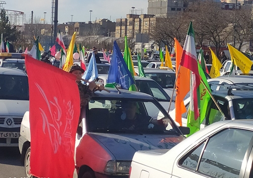 آغاز راهپیمایی ۲۲ بهمن  در تبریز