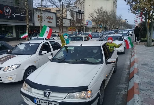 راهپیمایی خودرویی و موتوری ۲۲ بهمن ماه در لرستان